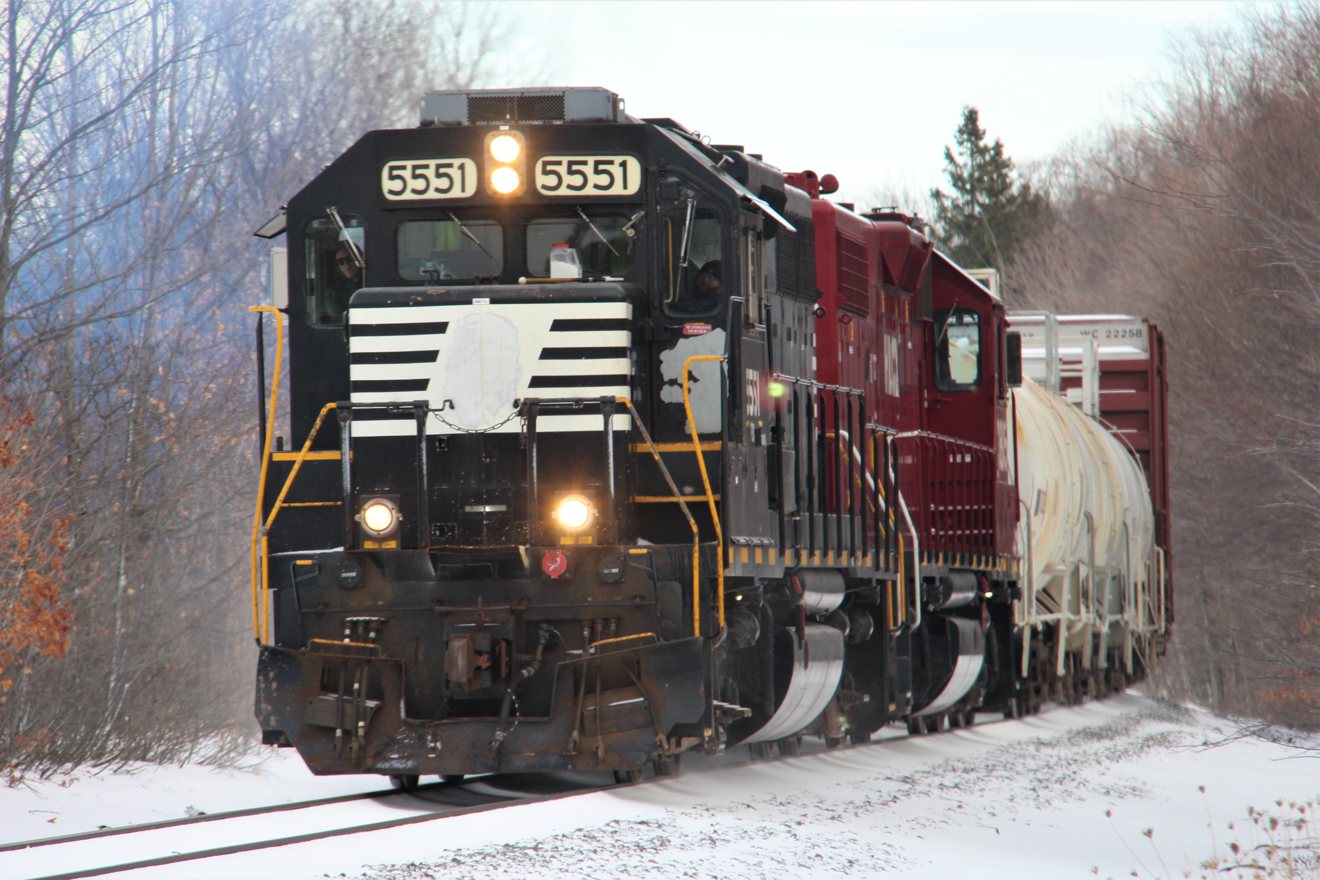 Grand Elk Train At Doty, MI